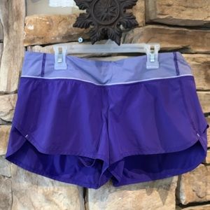 Lululemon speed shorts